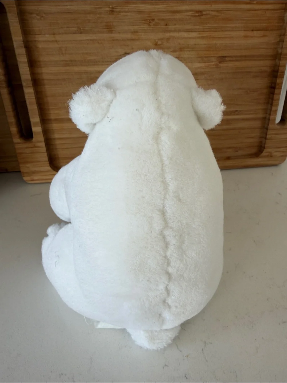 Coca-Cola White Polar Bear Plush with Bottle Accessory